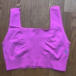 XL 🦄 Hot Pink • Free People Square Neck Bra